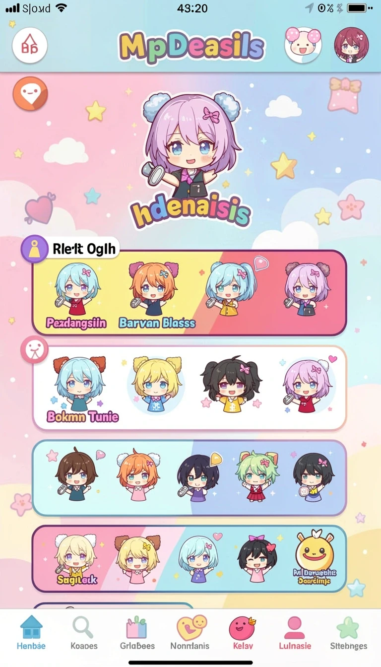 Galeri pratinjau visual bighoki build APK resmi terbaru